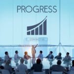 Business Success Report Graph Concept